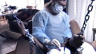Domme Mistress April - Surgical twat closing and sewing