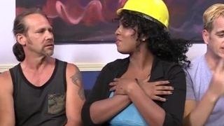 Layton Benton Gets gang-fucked By Her workers