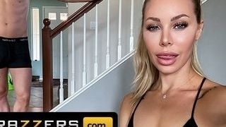 Brazzers - Stevie Blue Eyes ripping cool babe Nicole Aniston cock-squeezing gash
