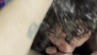 Point of view grubby blowage finishes in THROATPIE