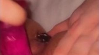 See my spouse use my faux-cock to plow my gash with OnlyFans Top 10%