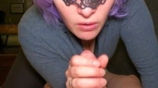 MILF gives blowjob gets a facial and swallows cum - ENFJandINFP