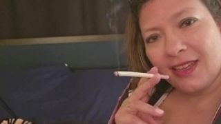 Smoking in My High Heels With Red Lips
