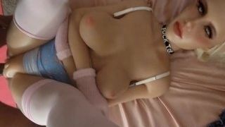 Large EYES AND large LIPS AND cock-squeezing grabbing nads DEEP internal cumshot