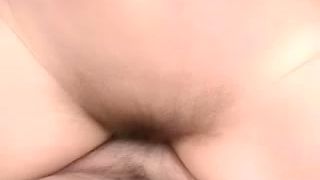 Hairy pussy of plump wife is properly fucked by hubby on cam