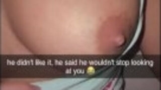 Leaked Snapchat of nineteen yr elder cheating biotch to cuckelder with internal cumshot