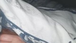 Step mummy awesome hand job under blanket make step son-in-law jism in 20 seconds