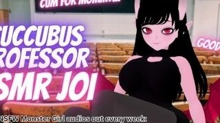 Jerk Off Instructions ASMR: Dommy mother Succubus lecturer instructs You a Lesson Praise, supreme man, taunting