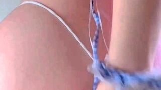 Fledgling striptease and Solo getting off