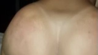AMATEUR: massive bum LATINA HAVING PbumIONATE fuck-a-thon WITH HER paramour (POV)