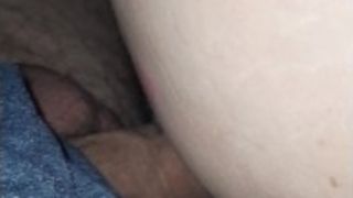 Step mom get anal fuck from behind in bed with step son