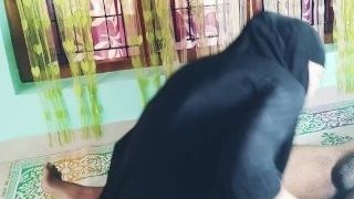 Hijab dolls Caught on Camera deepthroating From Behind