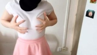 Striptease And masturbation In nice apparel