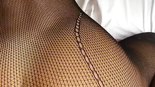 Insane cock-squeezing gash in Fishnets Needs yam-sized man-meat of beau. Real spunky and tough fuck-a-thon