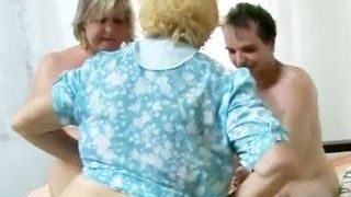 Massive grandma Has trio Way fucky-fucky