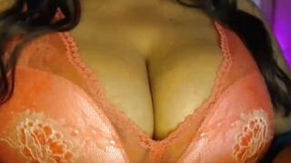 Super-steamy Desi breasts showcase in Saree.